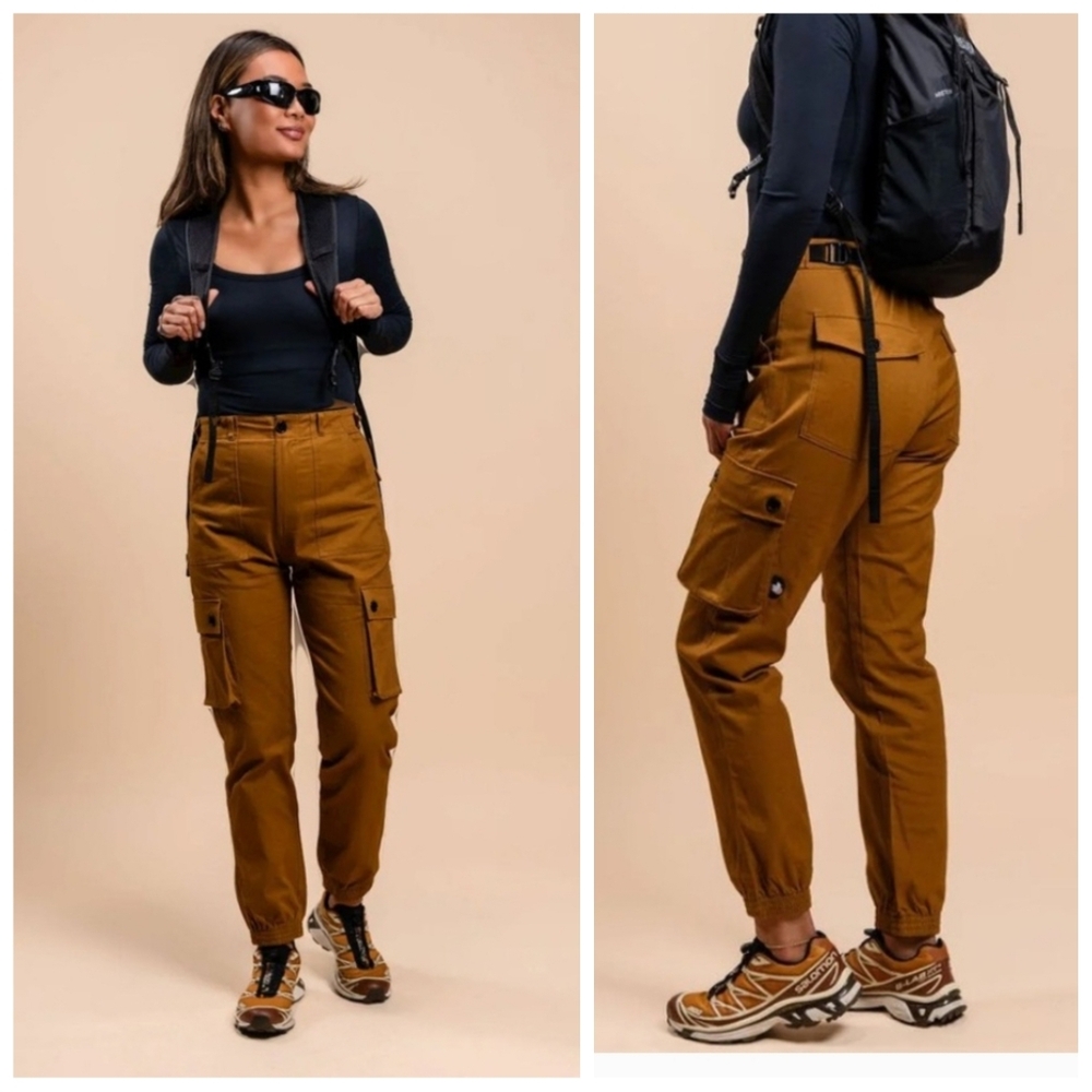 Stylish Brown Cargo Pants for Women